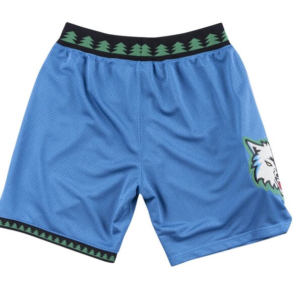 Blue Minnesota Timberwolves Mitchell & Ness NBA Men's Authentic NBA Shorts - Picture 1 of 13